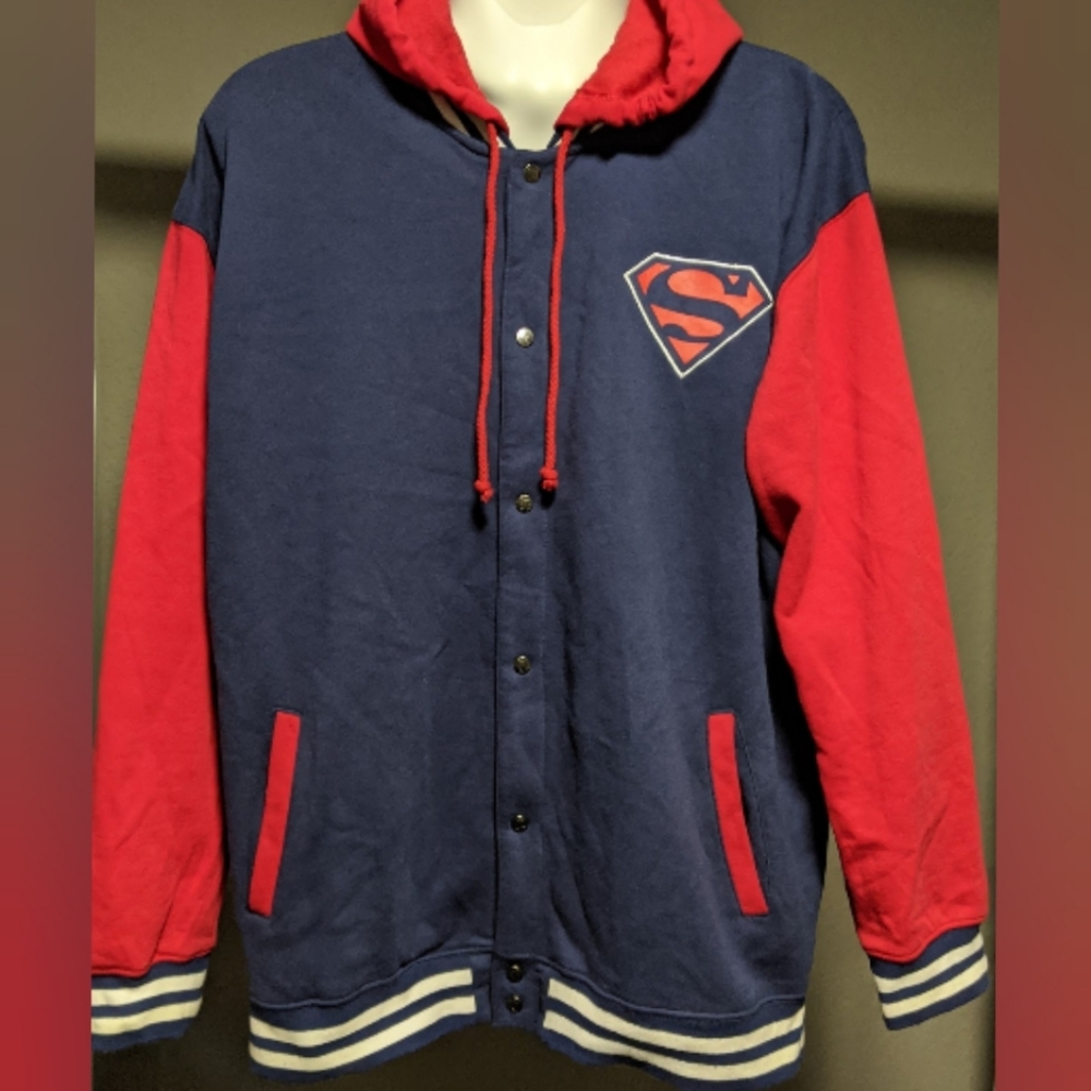 Superman College University Style Hoodie 2XL
